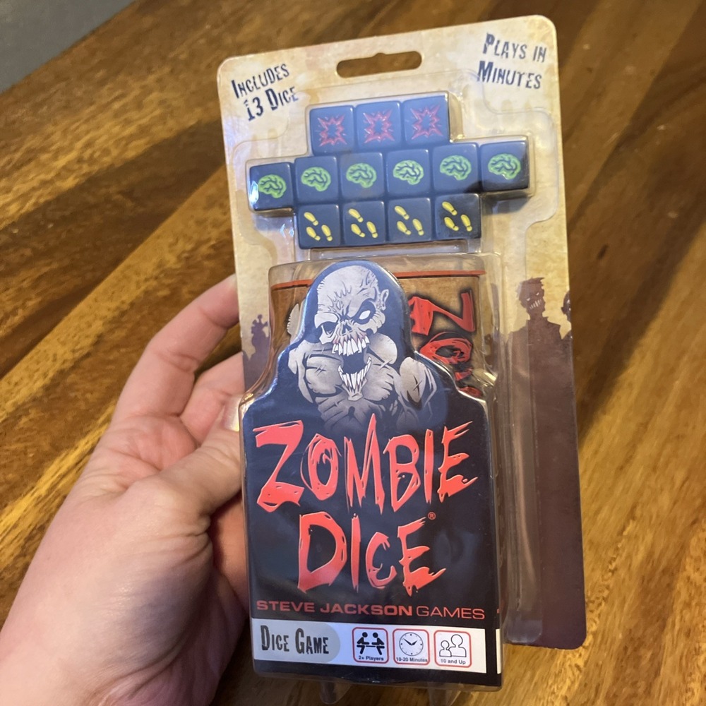 Zombie Dice Game  | Steve Jackson Games‎ 1st Edition 9th Printing 2015 TX New!